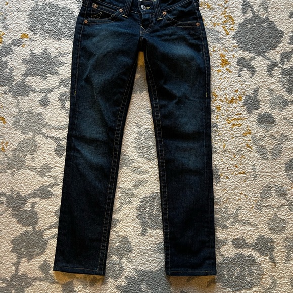 Women's Dark Blue Jeans - Picture 1 of 2